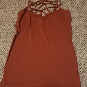 Dark orange cami